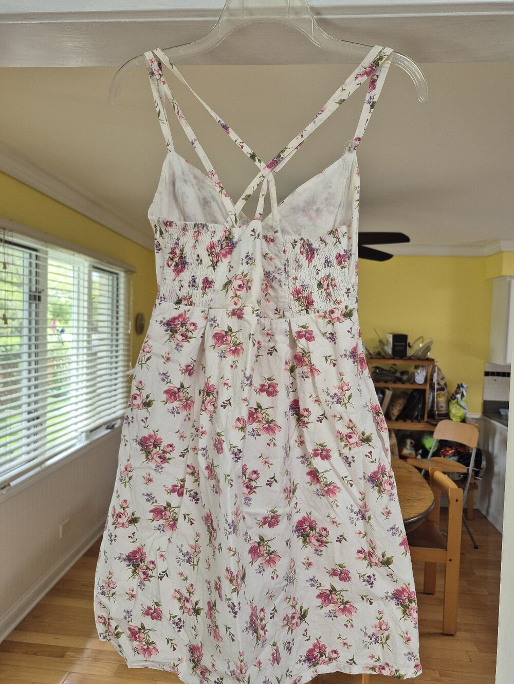 dELIA*S Floral White Pink Strappy Sundress - Picture 4 of 9